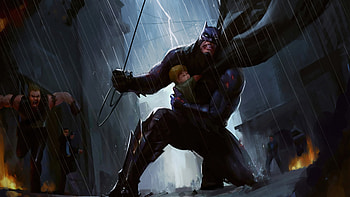 Batman Rescue , batman, superheroes, artist, artwork, digital-art, artstation HD wallpaper