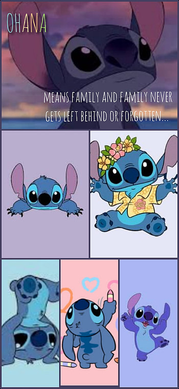Stitch, aesthetic, ohana, cute HD phone wallpaper