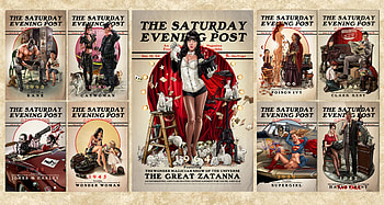 The Saturday Evening Post, wonder woman, harley, two face, superman, harvey dent, saturday, joker, clark kent, bane, catwoman, poison ivy, supergirl, evening, zatanna HD wallpaper