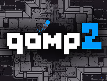 qomp2 Key Art Banner Logo, video game, qomp2 HD wallpaper