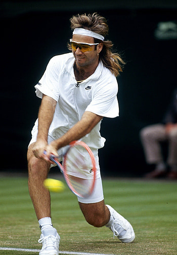 Wimbledon 1991, Andre Agassi HD phone wallpaper