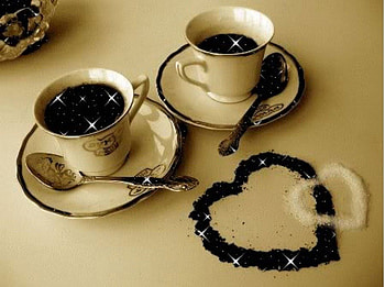 Good Morning Coffee, color, cup, heart, spoon HD wallpaper