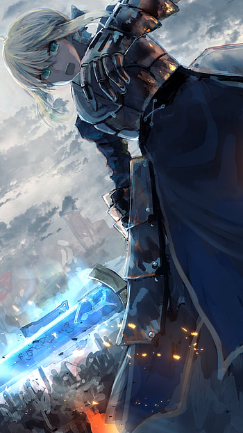 Saber: Radiant Knight — Fate/Stay Night, Saber (Fate Series), Anime, Fate/Stay Night HD phone wallpaper