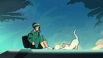 Fallen Star On The Roof, artist, artwork, digital-art HD wallpaper
