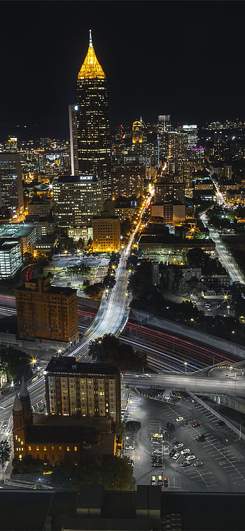Atlanta Skyline, Travels, Atlanta HD phone wallpaper