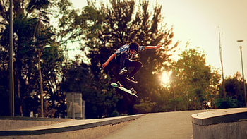 Skateboarder, Longboard HD wallpaper