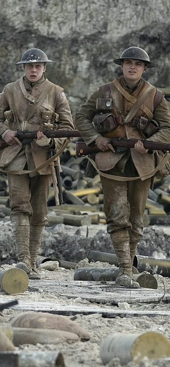 1917, Memorable performances, Epic war film, Heart-wrenching story HD phone wallpaper