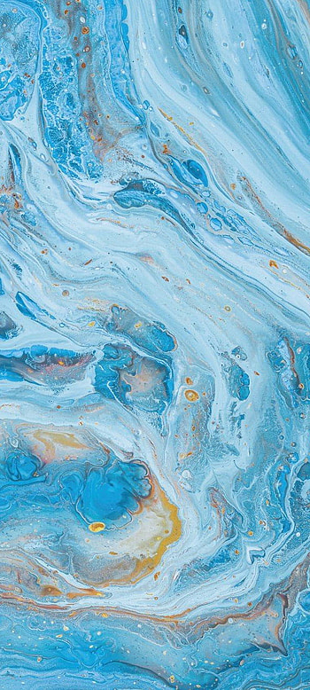 Blu Marble, aqua, art HD phone wallpaper