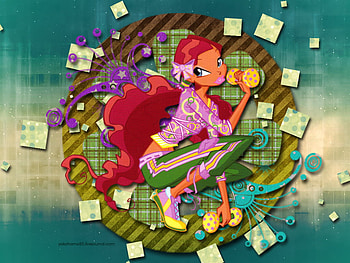 Aisha(Layla) Gymnastic, gymnastic, season 4, layla, winx club HD wallpaper
