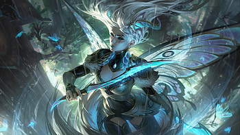 Faerie Court Katarina, Katarina (League Of Legends), video game, League Of Legends HD wallpaper
