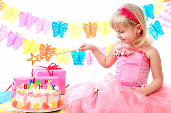 Happy Birtay!, blue, sweet, cute, dessert, girl, food, cake, copil, birtay, child HD wallpaper