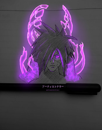 Madara uchiha, art, manga, anime HD phone wallpaper