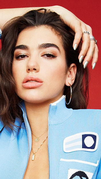 super pretty!, earrings, brown eyes, brunette, singer, British, music, Dua Lipa HD phone wallpaper