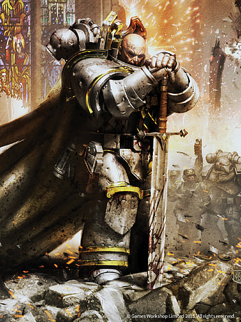... architecture captain death_guard horus_heresy imperial_guard imperium nathaniel_garro neil_roberts space_marines sword_two-handed // HD phone wallpaper