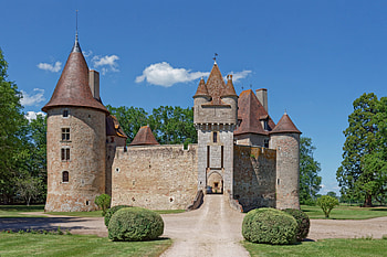 Chateau de Thoury, France, medieval, old, castle, france HD wallpaper