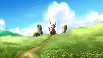 Moha the Rabbit, artistic, fantasy HD wallpaper