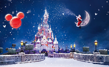 Holidays, Magic, Santa Claus, Moon, Snow, Balloons, Lock, Christmas, Holiday HD wallpaper