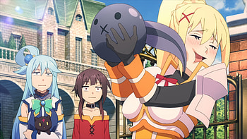 Aqua, Megumin, and Darkness, Anime, KonoSuba - God’s blessing on this wonderful world!!, Aqua (KonoSuba), Megumin (KonoSuba), Darkness (KonoSuba) HD wallpaper
