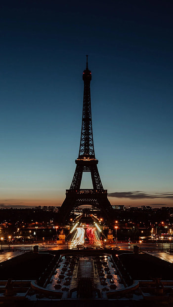 Night Paris , Mesmerizing city views, Nighttime charm, Mobile HD phone wallpaper