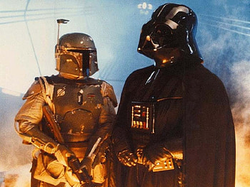 he's no good to me dead, smoke, weapon, boba fett, darth vader HD wallpaper