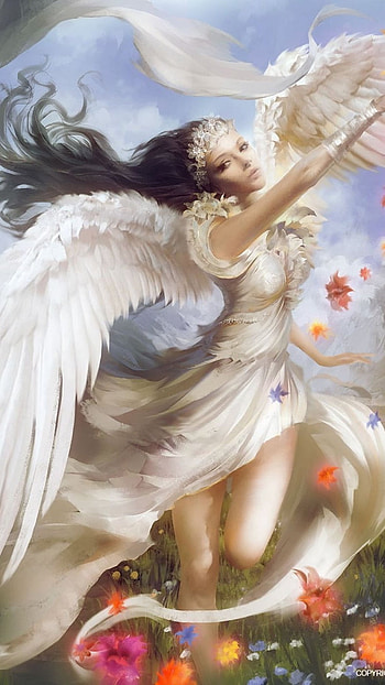 Beautiful, Angel HD phone wallpaper