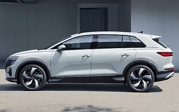 2022, Audi Q5 E-Tron, side view, exterior, new white Q5 E-Tron, electric cars, German cars, Audi HD wallpaper