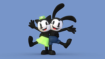 Oswald the Lucky Rabbit, Ortensia, 3D model HD wallpaper