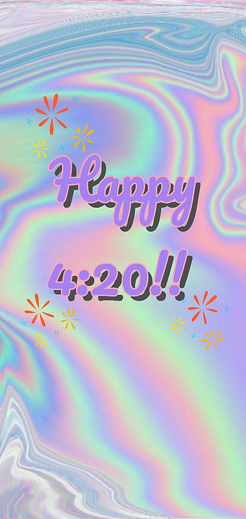 Happy 4:20, magenta, hologram, april, holiday, colorful HD phone wallpaper