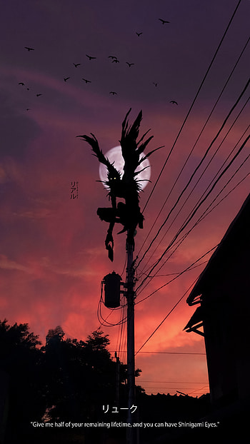 Ryuk, light, lightyagami, r34ld1, deathnote, anime, kira, yagami HD phone wallpaper