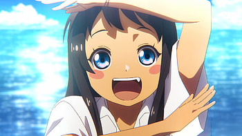 Hina Kyan — Okinawan Smile (OKITSURA), Anime, OKITSURA: Fell in Love with an Okinawan Girl but I Just Wish I Know What She's Saying, Hina Kyan HD wallpaper