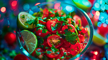 Homemade Fresh Salsa Dipping Sauce, food, salsa (food), salad, tomato HD wallpaper