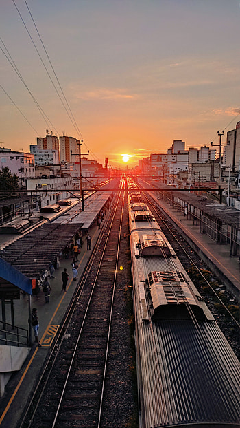 Estação de Nova Iguaçu, cloud, sky, rj, station, novaIguacu HD phone wallpaper
