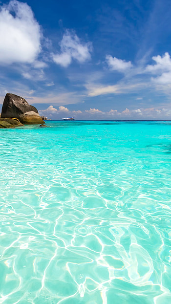 Turquoise Ocean of Thailand, turquoise, earth, nature, ocean HD phone wallpaper