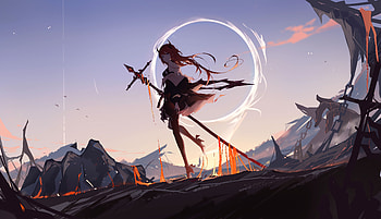 Ark Knights, arknights, games, anime-girl, anime, artist, artwork, digital-art, pixiv HD wallpaper