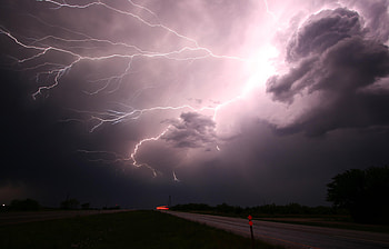 Lightning Storm , lightning, clouds, nature, storm HD wallpaper