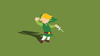 ... Minimal Wind Waker (With Shadow) by Cheetashock HD wallpaper