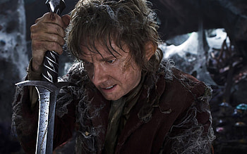 Bilbo Baggins character, Unexpected Journey film, Exciting quest, Legendary hero HD wallpaper