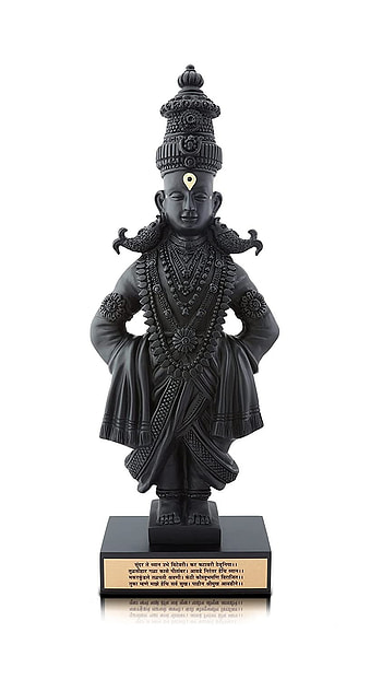 Vitthal, Black Statue, Sawala Vithu HD phone wallpaper