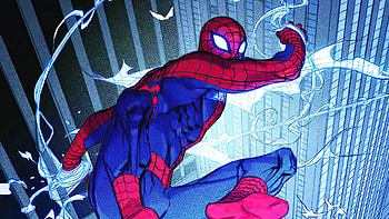 Spider Man Around The City, spiderman, superheroes, artwork HD wallpaper
