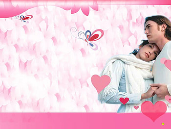 My Love With Me !!!, white, lover, graphy, feelings, girl, romance, pink, butterfly, boy, abstract, love, moment, heart HD wallpaper