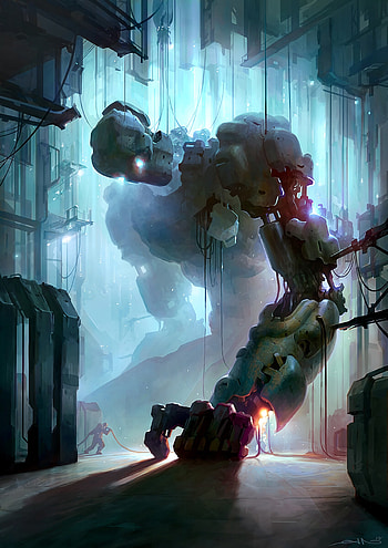 Art, Metal, Metallic, Robot, Cyborg, Future HD phone wallpaper