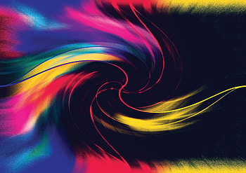Swirl, multi-color, dark, art HD wallpaper
