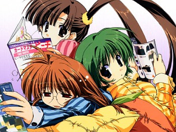 Comic Party, subaru, eimi, yuu, anime HD wallpaper