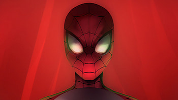 Spiderman Mysterio Head, spiderman, superheroes, digital-art, artwork HD wallpaper