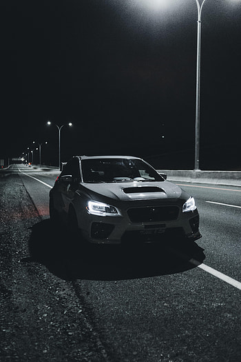 Night, Cars, Dark, Road, Car HD phone wallpaper