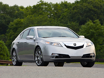 Auto, Trees, Acura, Cars, Asphalt, Front View, Style, Akura, 2008, Silver Metallic HD wallpaper