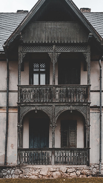 Old House Front, front, old house HD phone wallpaper