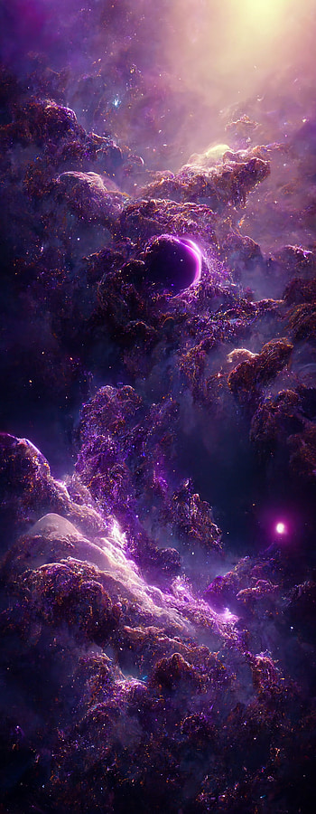 Purple Space, roxo HD phone wallpaper