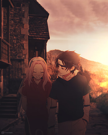 Sasusaku, naruto, sasuke, sakura, narutoclassico, anime, anime HD phone wallpaper