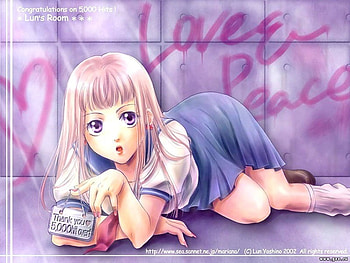 Anime girl, girl, doll, anime, lilac HD wallpaper